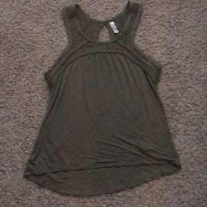 Green tank top